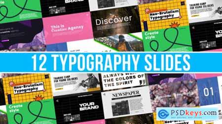 12 Typography Slides 52610225