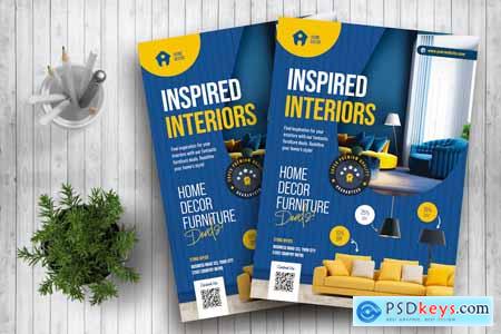 Home Interior Sale Flyer Template