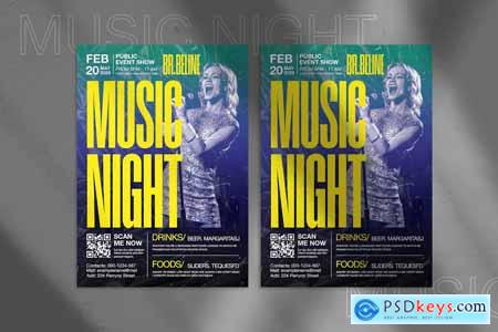 Night Music Flyer ZE6RXTE