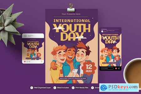 International Youth Day - Flyer Set