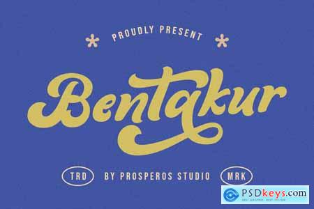 Bentakur - Retro Font