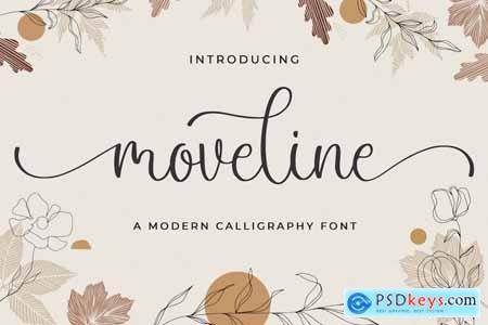 Moveline - Wedding Font