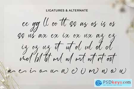Rosterbone - Signature Font