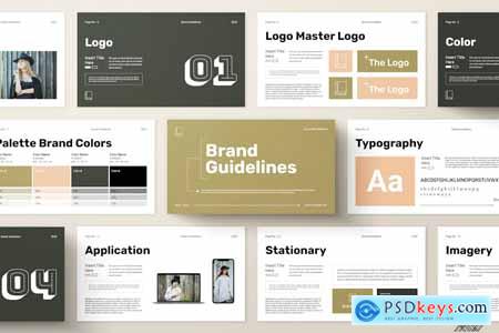 Brand Guidelines PowerPoint Presentation Template WKLL8A5