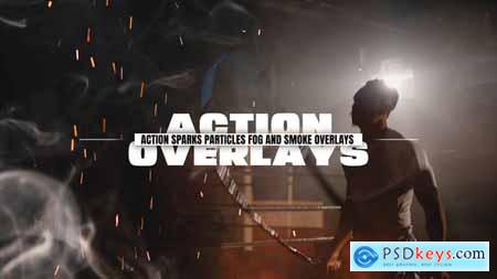 Action Sparks Particles Fog and Smoke Overlays 53285650
