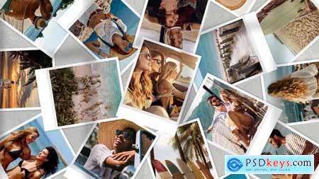 Photo Pile Collage Video Template 53263873
