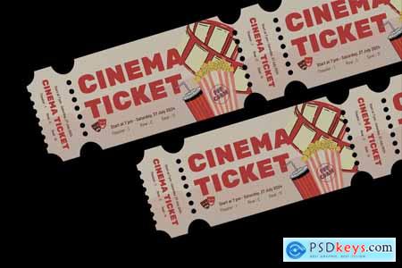 Ticket Cinema - Mockup