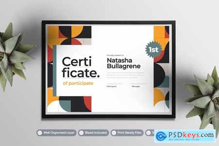 Geometric Side - Certificate