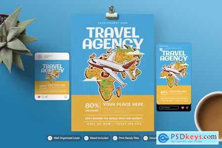 Travel Agency - Flyer Set