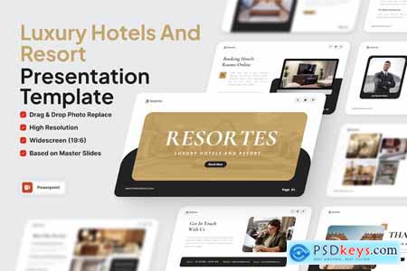 Resortes - Luxury Hotels And Resort Power Point