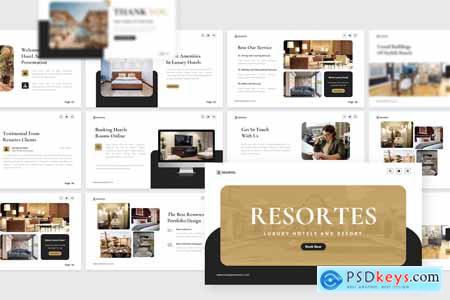 Resortes - Luxury Hotels And Resort Power Point