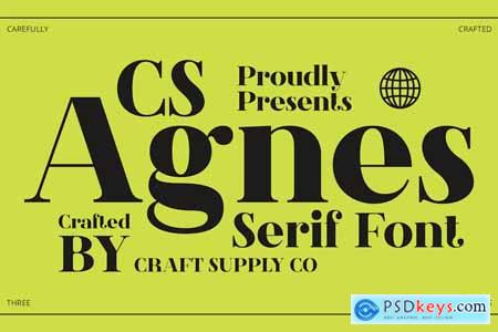 CS Agnes  Serif Font