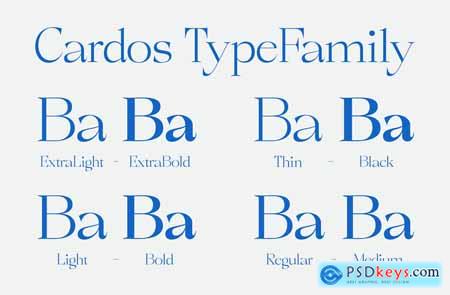 Cardos - Classic Family Serif