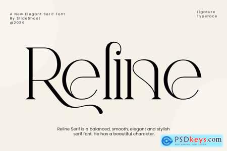 Reline Serif Font