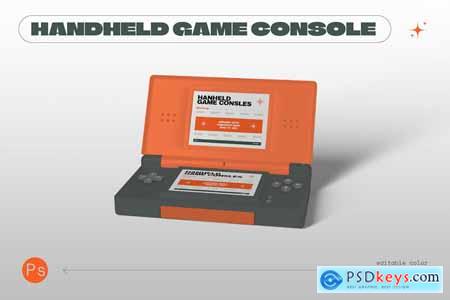 Handheld Game Consoles Mockup