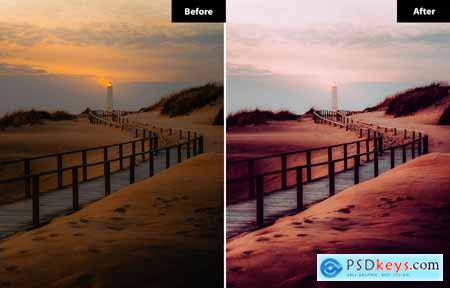 6 Artisan Sunsets Lightroom and Photoshop Presets
