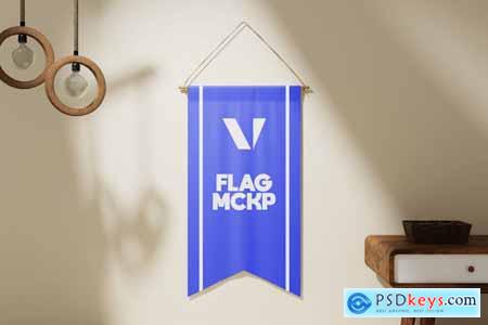 Flag PSD Mockup