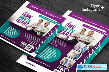 Home Care Flyer and Social Media