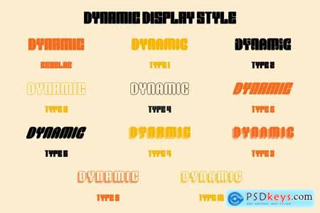 Dynamic Display - Logo Font