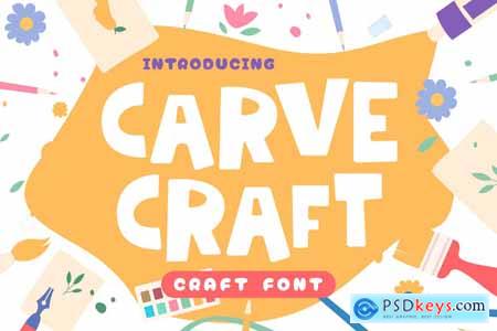 Carve Craft - Craft Font