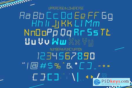 Nitro Nova - Race Font