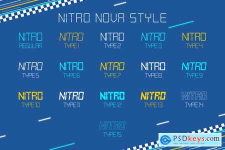 Nitro Nova - Race Font