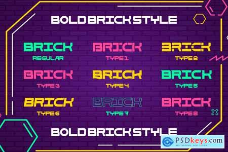 Bold Brick - Logo Font