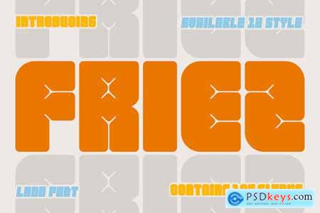 Friez - Logo Font