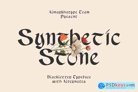 Synthetic Stone  Medieval Crafted Font