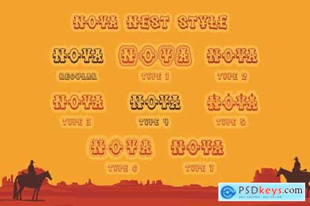 Nova Nest - Marque Font