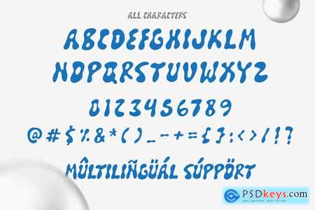 White Pearl - Groovy Font TT