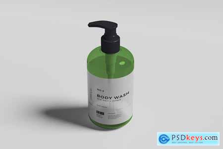 Bodywash Bottle Mockup