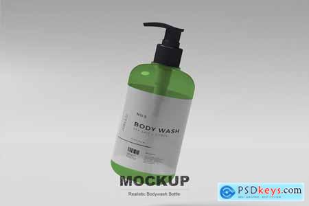 Bodywash Bottle Mockup