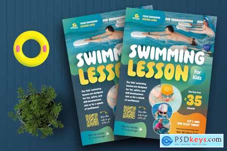 Swimming Lesson Flyer Template