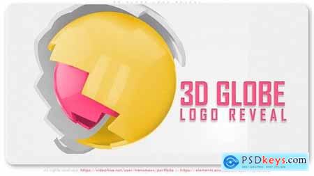 3D Globe Logo Reveal 53331039