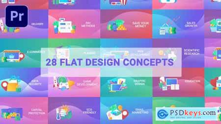 Flat Designs Concepts 53387210
