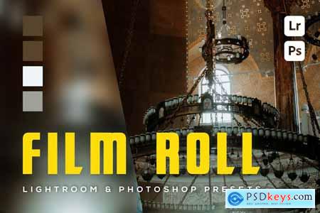 6 Film Roll Lightroom and Photoshop Presets