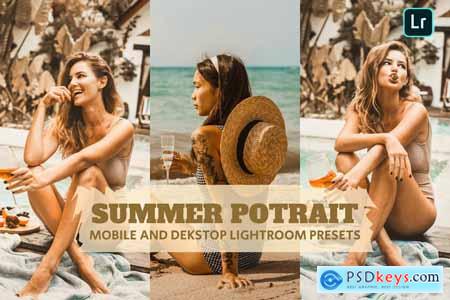 Summer Potrait Lightroom Presets Dekstop Mobile