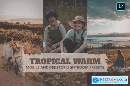 Tropical Warm Lightroom Presets Dekstop Mobile