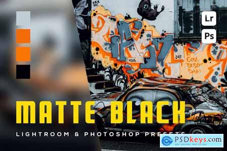 6 Matte Black Lightroom and Photoshop Presets