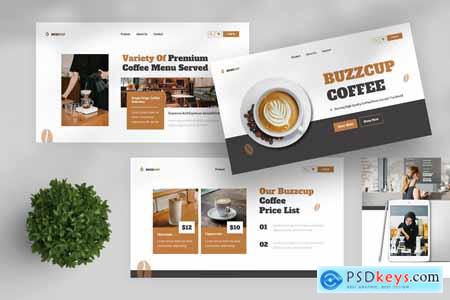 Buzzcup Coffee Shop Powerpoint Template