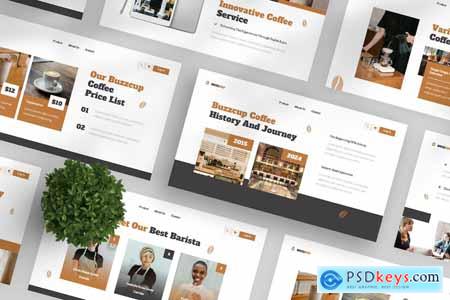 Buzzcup Coffee Shop Powerpoint Template