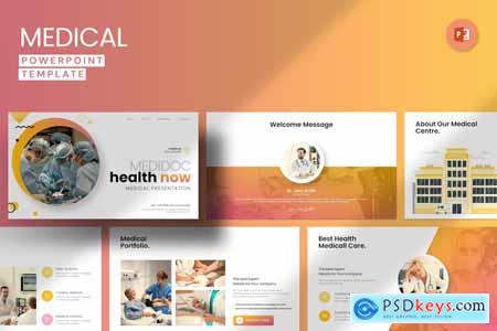 Medico Health Now PowerPoint Template