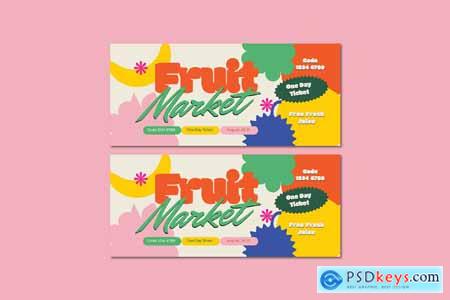 Fruit Market Ticket