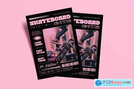 Skateboard Competition Flyer 9SQPZ5X