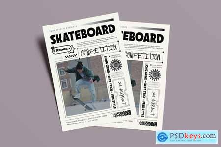 Skateboard Competition Flyer Z79APPE