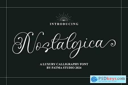 Nostalgica - A Modern Calligraphy Font