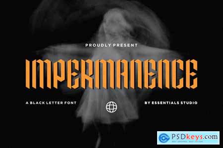 ES Impermanence - Blackletter Font