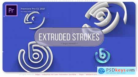 Extruded Strokes Logo Reveal 53368380