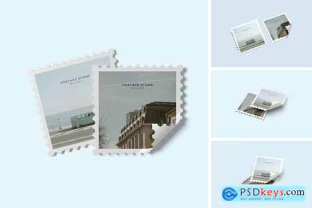 Postage Stamp Mockup